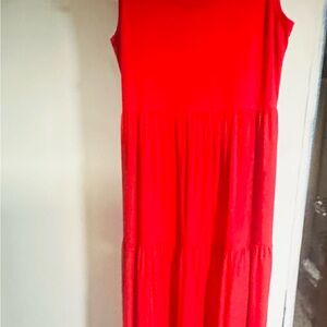 Chelsea & Theodore Vibrant Red Women's Top